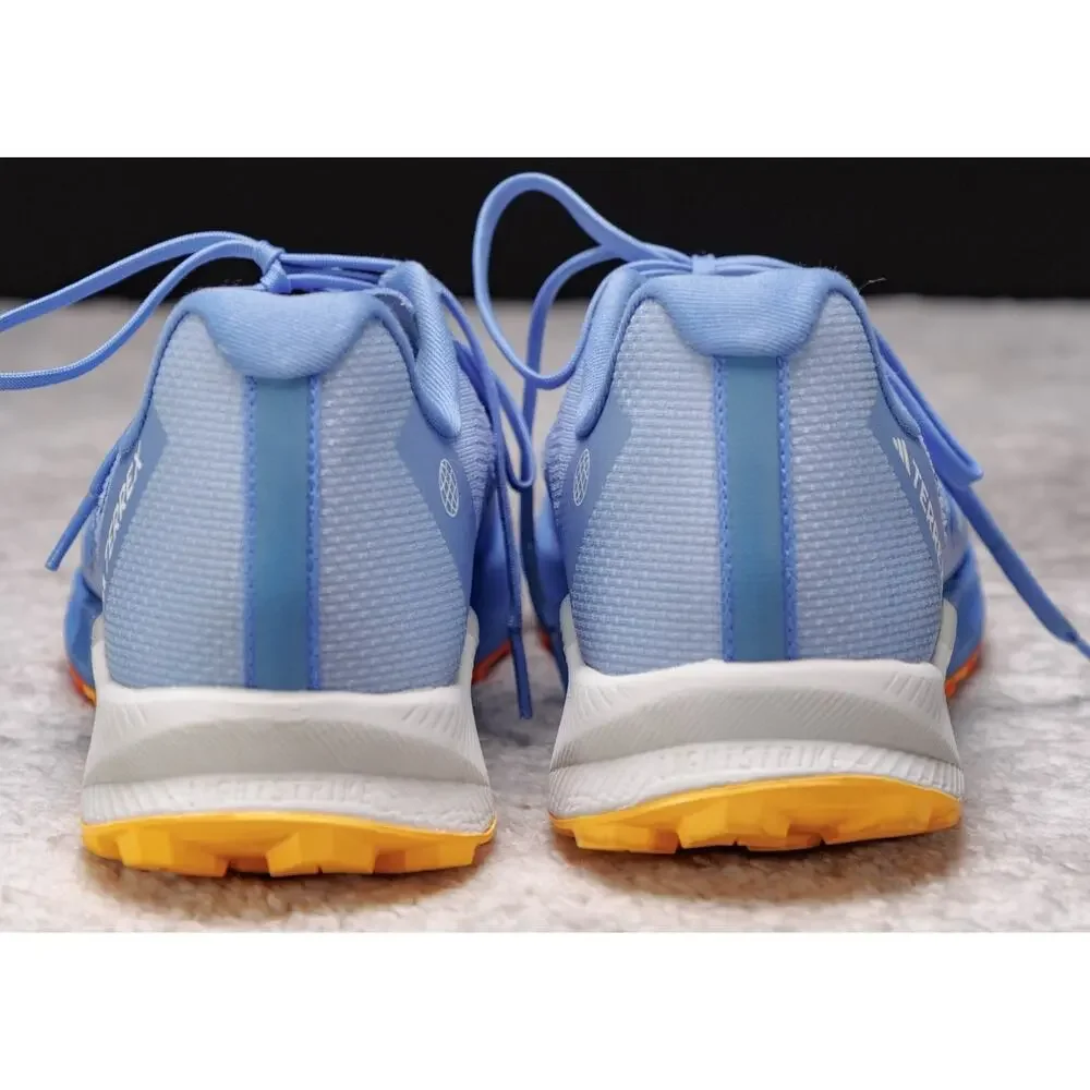 Adidas Terrex Agravic Flow 2 Low Blue Dawn Impact Orange Running Shoes Mens 11